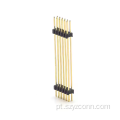 Cabeçalho de pino de passo de 2,0 mm linha dupla reta